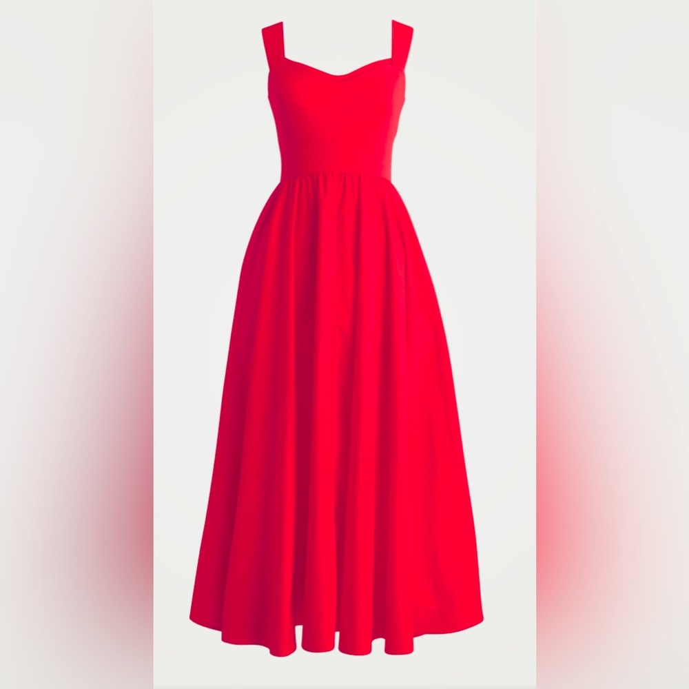 J.Crew Sweetheart tank dress with poplin skirt